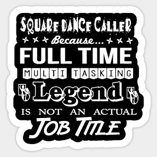 Caller Legend BLK Sticker